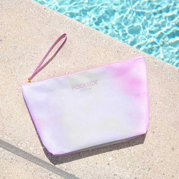 Poolside Water Resistant Cotton Candy Colored Pouch - Picture 2 of 5